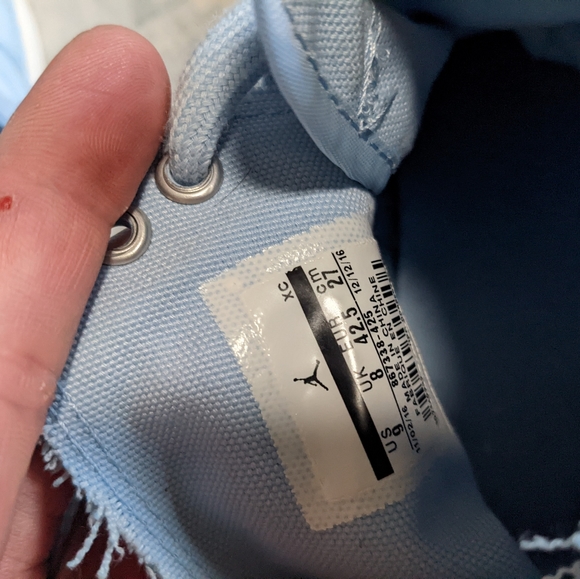 Air Jordan 1 Retro High Decon Ice Blue Size 9 - Picture 4 of 10